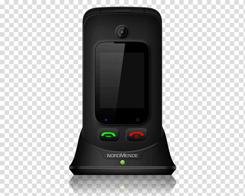 Feature phone Nordmende FLIP200 Telefono Cellulare, Dual sim, Fotocamera, Base Di ricarica, Torcia LED, Tasto SOS, Radio FM, Display interno Da 2.4