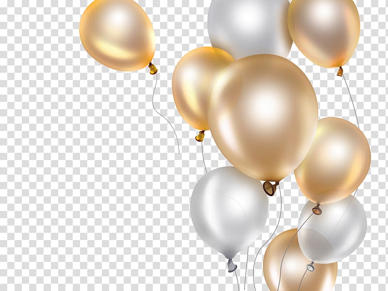 Balloon Gold, balloon transparent background PNG clipart | HiClipart