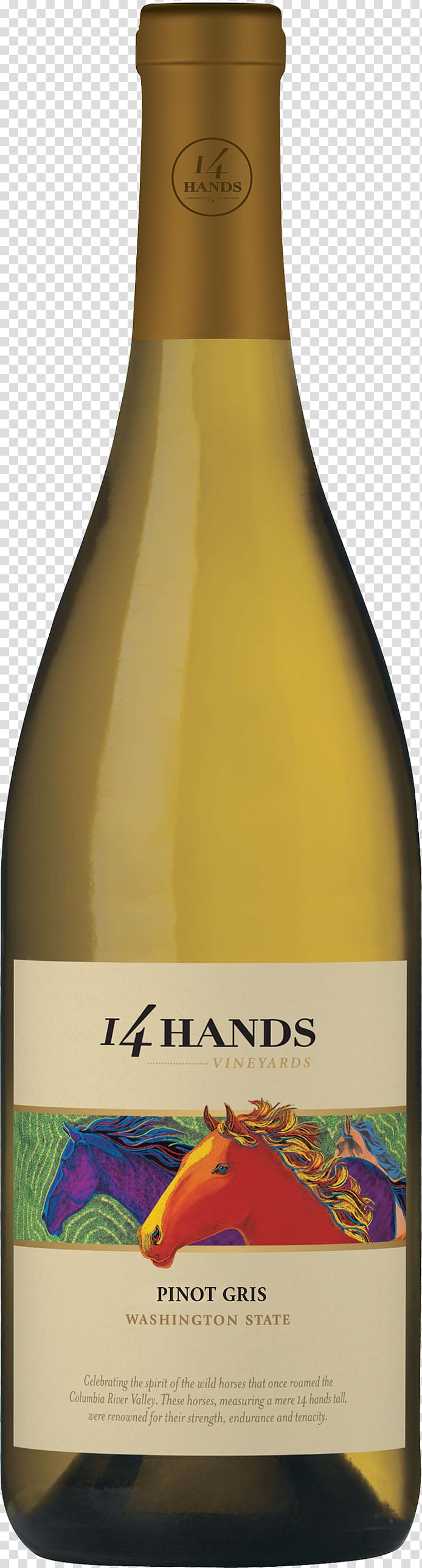 White wine 14 Hands Winery Sauvignon blanc Liqueur, wine transparent background PNG clipart