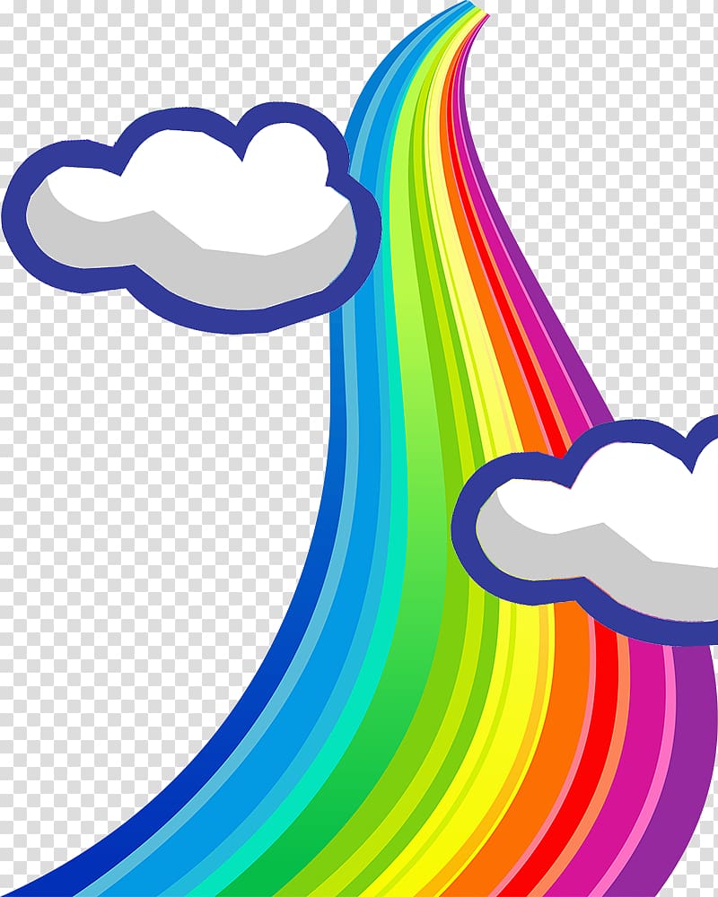 , Painted Rainbow Road creatives transparent background PNG clipart