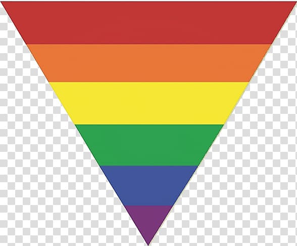 Rainbow flag LGBT Pink triangle, triangle transparent background PNG clipart