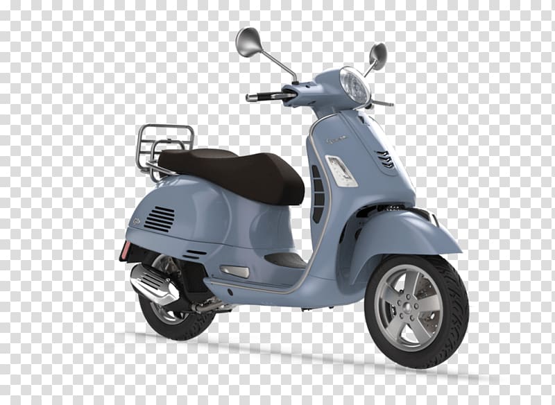 Piaggio Vespa GTS 300 Super Scooter Motorcycle, scooter transparent background PNG clipart