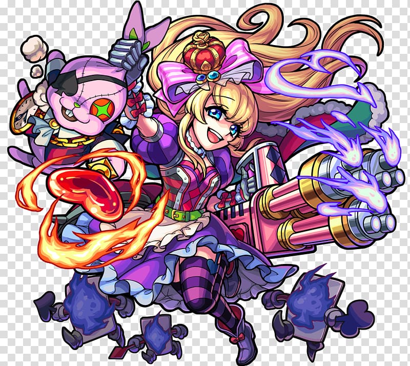 Monster Strike Alice Queen of Hearts Lucifer Ibaraki-dōji, MIXI transparent background PNG clipart