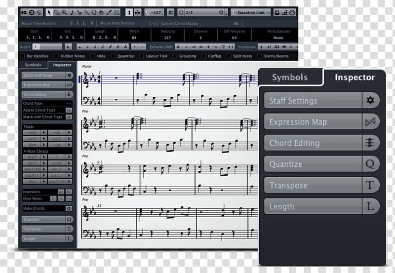 Steinberg Cubase Electronics Musical Instruments Computer Software MIDI, musical instruments transparent background PNG clipart
