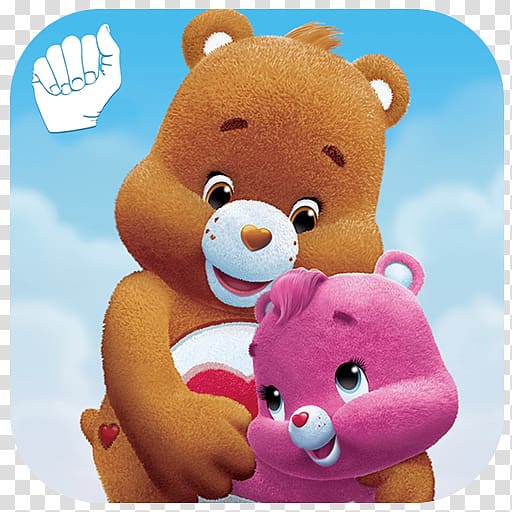 Care Bears Guess the ASL Sign Toy American Sign Language, bear transparent background PNG clipart
