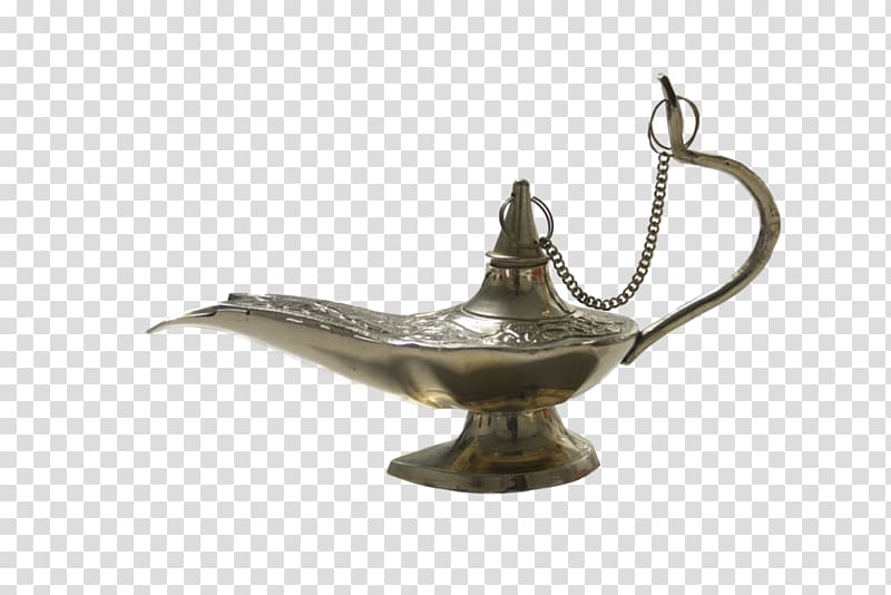 Genie Aladdin Oil lamp, creative lamp transparent background PNG clipart