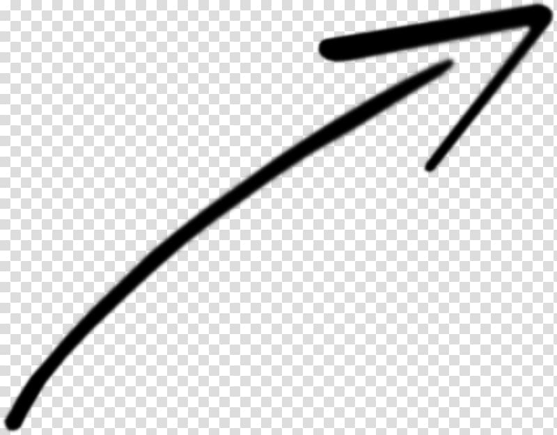 black arrow, Drawing Arrow , arrow sketch transparent background PNG clipart