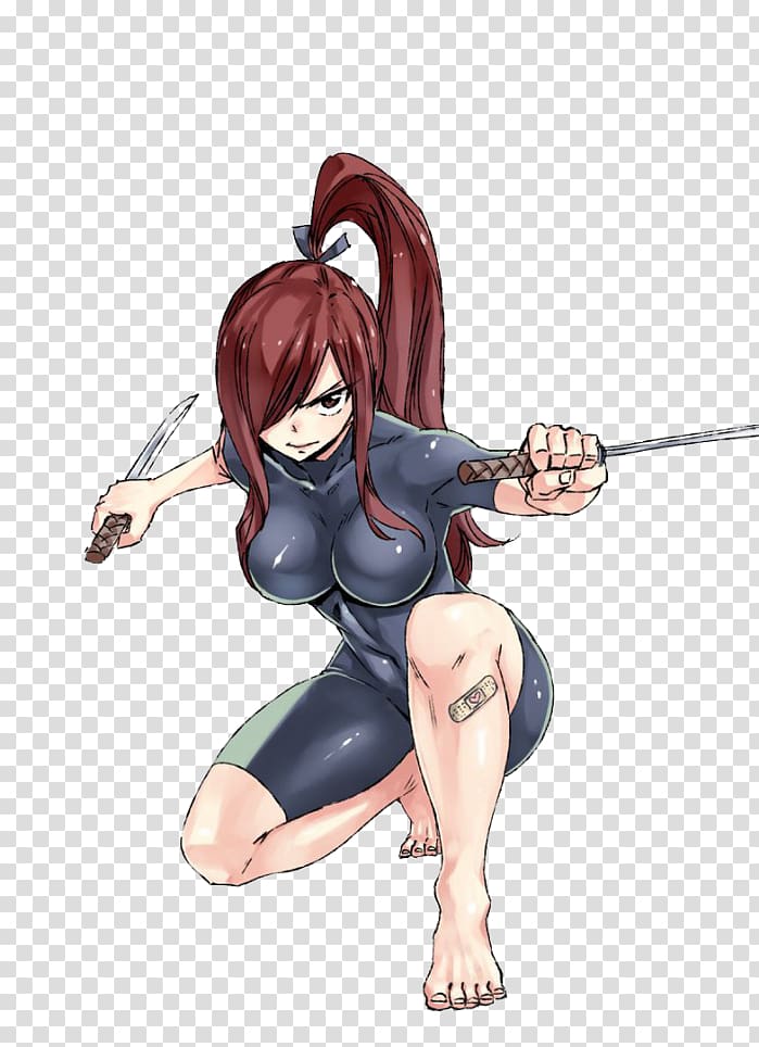 Erza Scarlet Natsu Dragneel Fairy Tail Gray Fullbuster , fairy tail transparent background PNG clipart