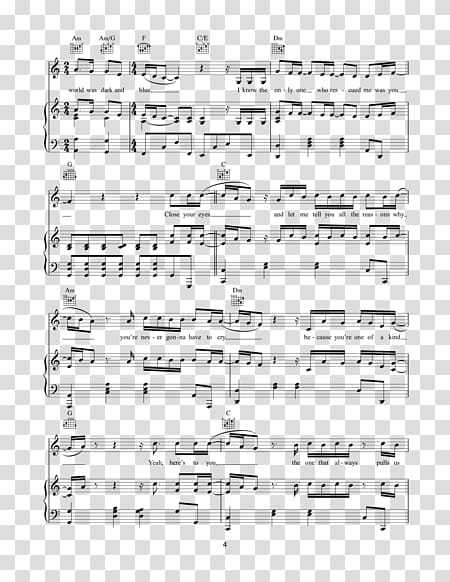 Sheet Music Close Your Eyes, close your eyes transparent background PNG clipart
