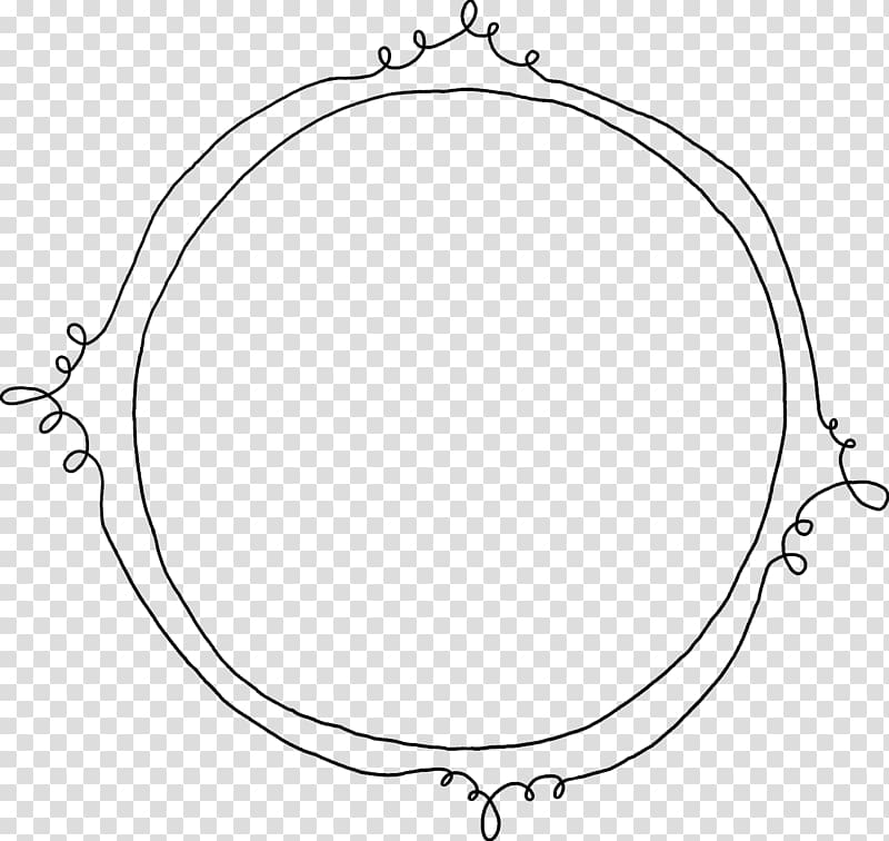 Frames Doodle Circle, doodle transparent background PNG clipart