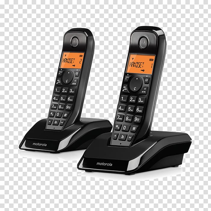 Motorola Startac duo Dect S1202 Cordless telephone Home & Business Phones, others transparent background PNG clipart