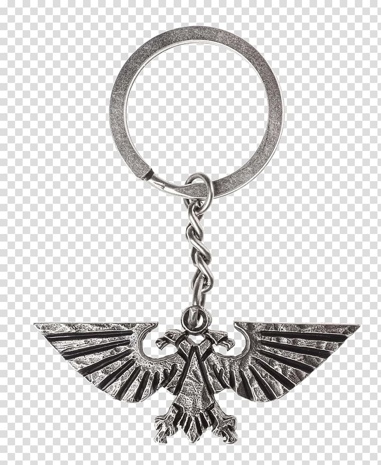 Key Chains Warhammer 40,000 Silver Body Jewellery, silver transparent background PNG clipart