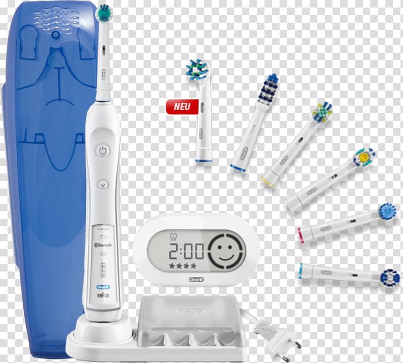 Electric toothbrush Oral-B Pro 6000 SmartSeries Oral-B SmartSeries 6400, Toothbrush transparent background PNG clipart