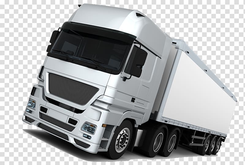 Car Semi-trailer truck Large goods vehicle, logistics transparent background PNG clipart