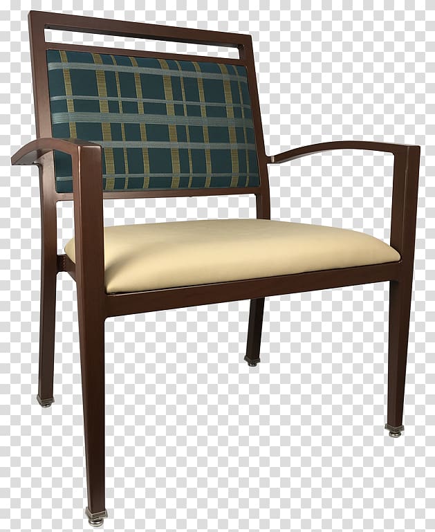 Wing chair Table Garden furniture, wood grain fabric transparent background PNG clipart