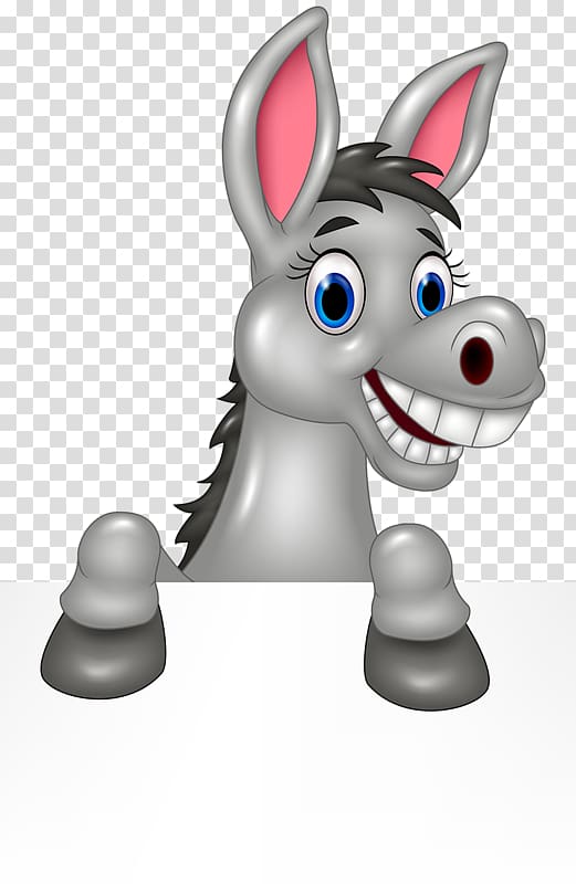 Donkey Cartoon, donkey transparent background PNG clipart