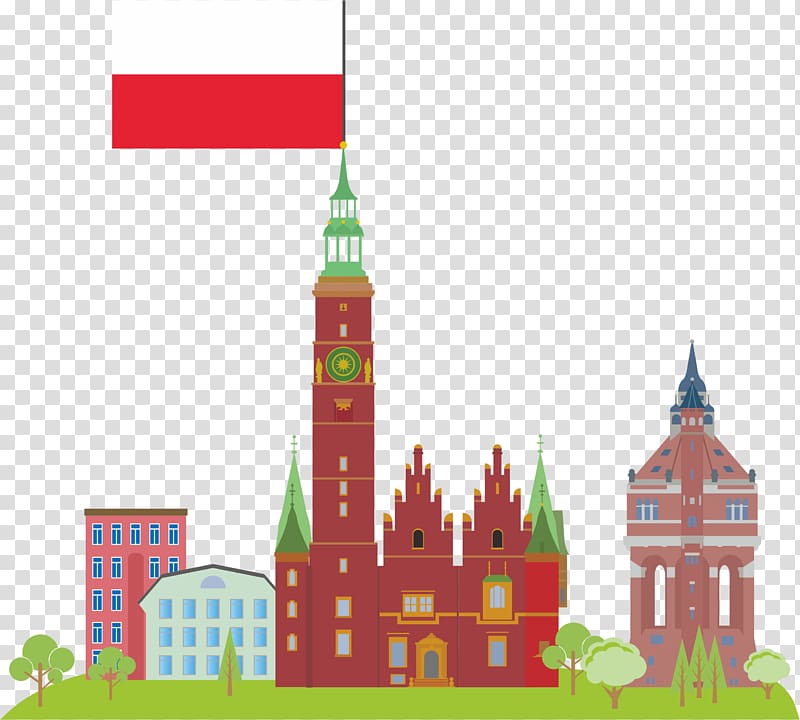 Lublin Szczecin Illustration, city ​​building transparent background PNG clipart