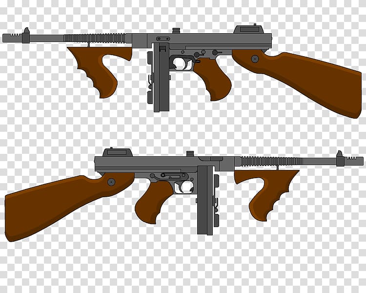 Airsoft Guns Thompson submachine gun Weapon Firearm, weapon transparent background PNG clipart