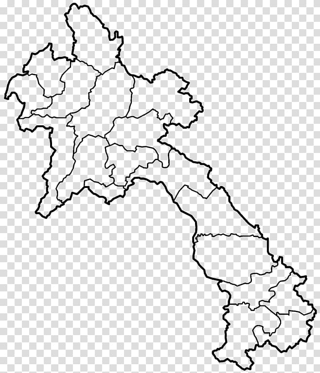 Provinces of Laos Blank map Bokeo Province Laos s, map transparent background PNG clipart
