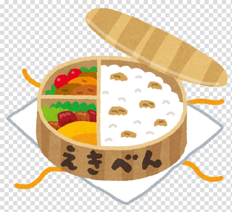 Ekiben Bento Train Tokyo Station Kamameshi, train transparent background PNG clipart