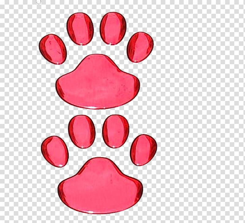 Border Collie Cat Knitting Paw, Pink metal texture cat footprints transparent background PNG clipart