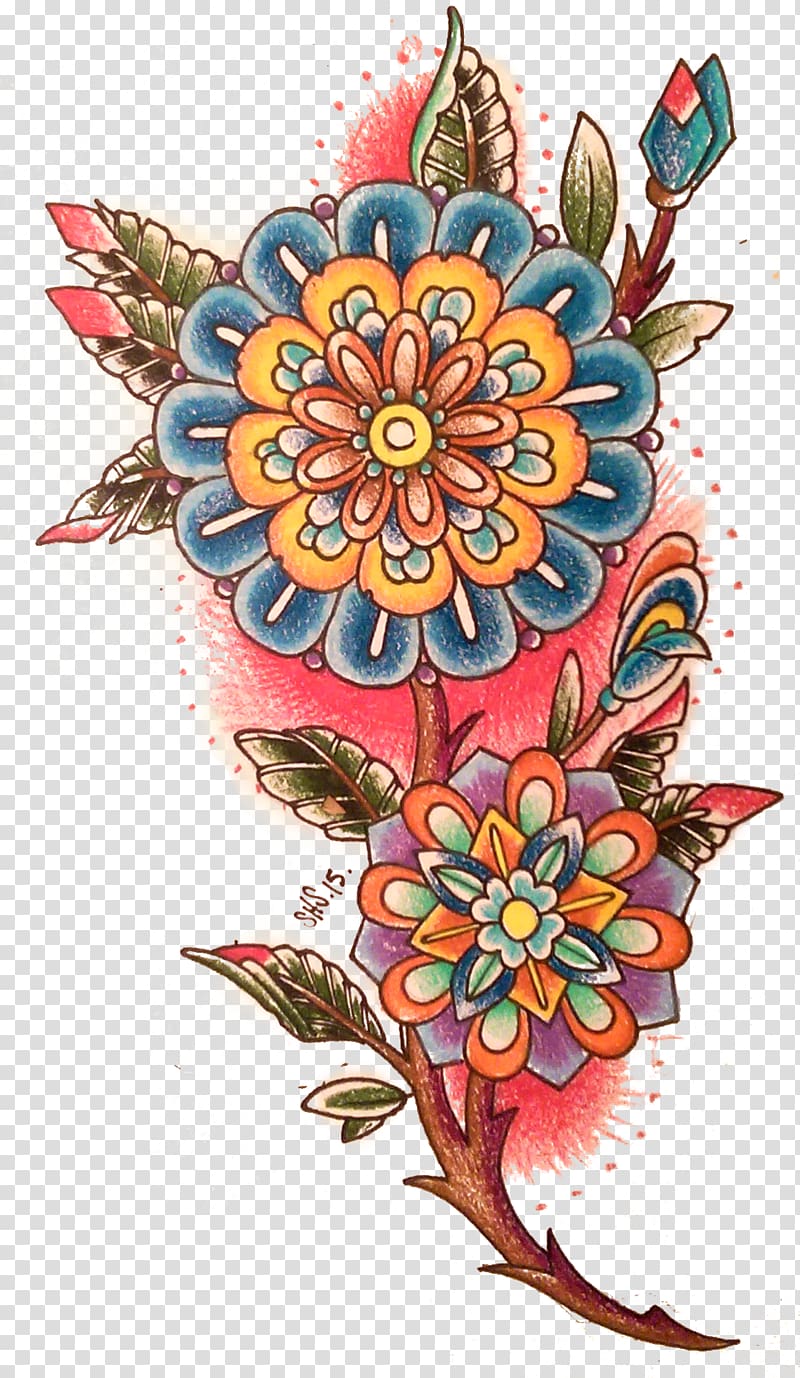 Floral design Skinhouse Tattoo Studio Flower Tattoo artist, flower transparent background PNG clipart