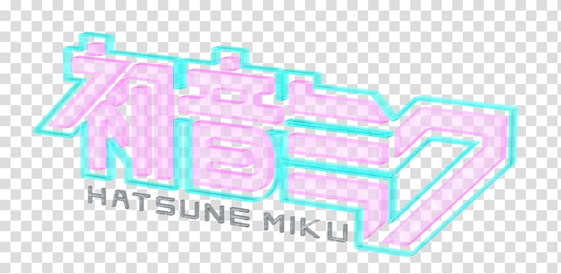 Logo Hatsune Miku Vocaloid, hatsune miku logo transparent background PNG clipart