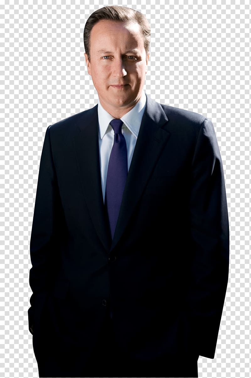 man in black formal coat and purple neck tie, David Cameron transparent background PNG clipart