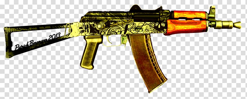 Assault rifle Firearm Trigger Airsoft Guns Ranged weapon, ak12 transparent background PNG clipart