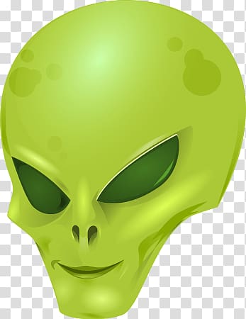 green alien illustration, Green Alien Head transparent background PNG clipart