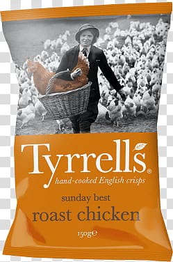 Tyrells roast chicken pack, Tyrrells Sunday Best Chicken transparent background PNG clipart