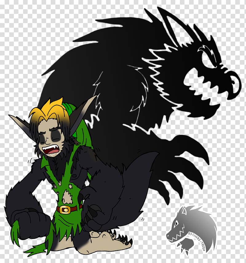Werewolf Drawing Chibi, werewolf transparent background PNG clipart