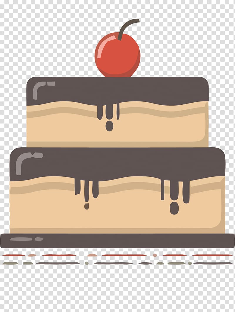 Hamburger Doughnut Chocolate cake Cupcake Muffin, Double cherry chocolate cake material transparent background PNG clipart