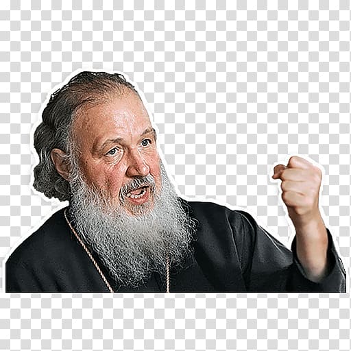 Patriarch Kirill of Moscow Sticker Telegram His Holiness, a priest transparent background PNG clipart