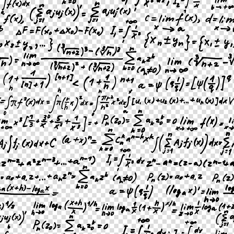 Mathematics Formula Algebra Euclidean , Mathematical formula transparent background PNG clipart