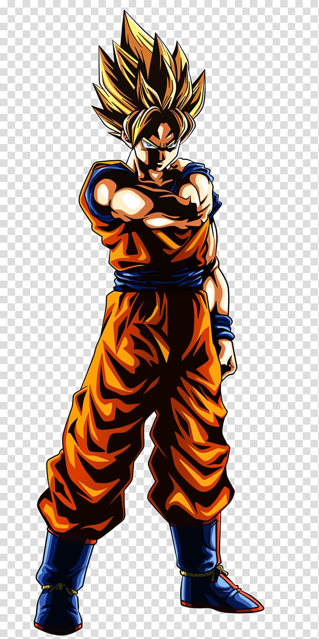 Goku Dragon Ball Z Dokkan Battle Vegeta Super Saiya, super saiyan transparent background PNG clipart