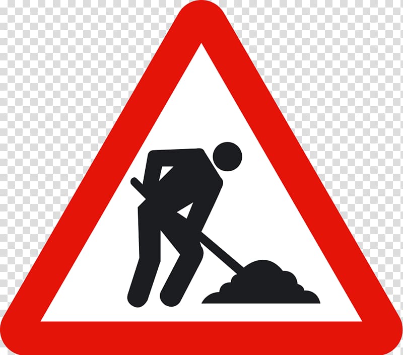 Traffic sign Spain Warning sign Pedestrian, obra transparent background PNG clipart