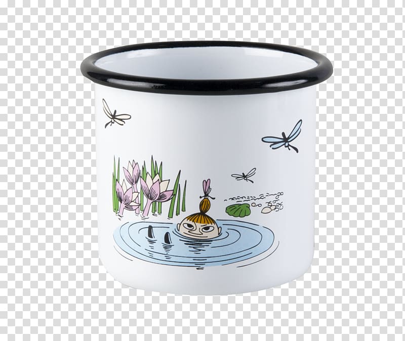 Little My Mug Moomins Vitreous enamel Milliliter, mug transparent background PNG clipart