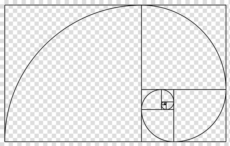 Golden ratio Golden spiral Fibonacci number, Mathematics transparent background PNG clipart