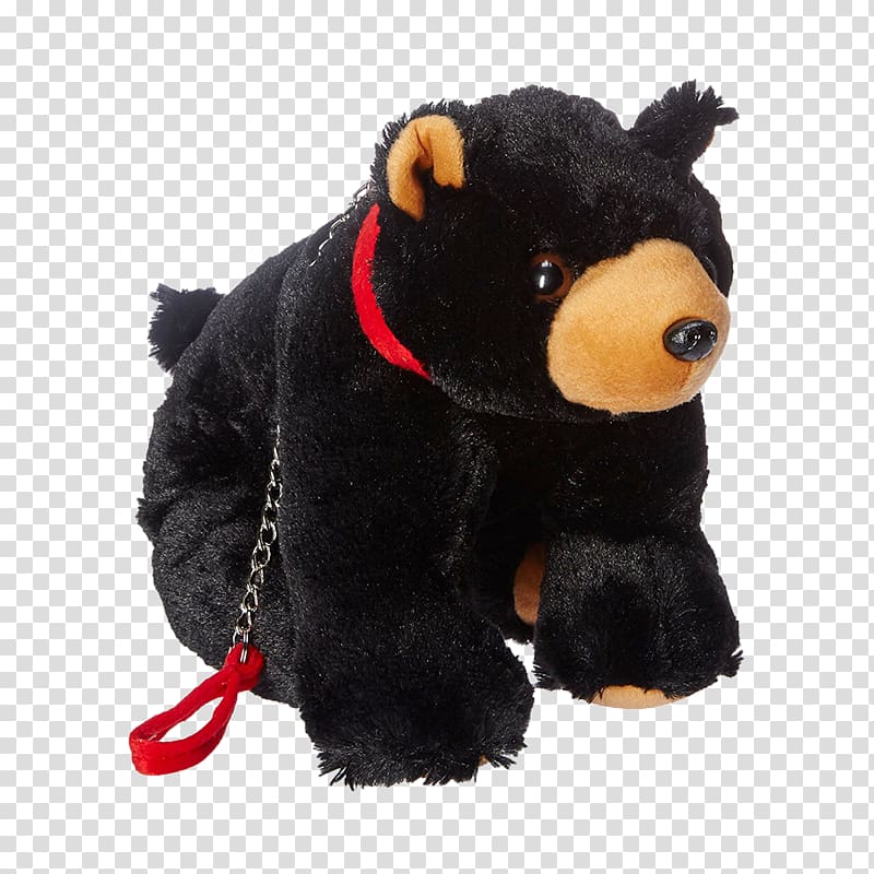 American black bear Stuffed Animals & Cuddly Toys Plush Leash, wings material transparent background PNG clipart