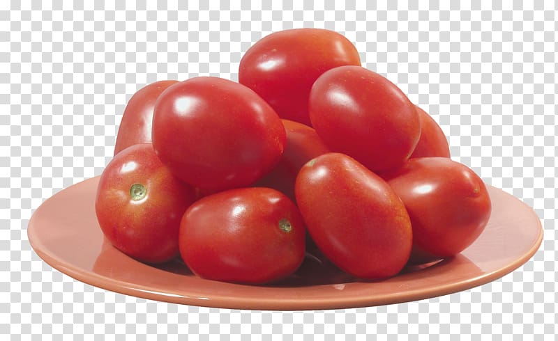 Plum tomato Tomato juice Cherry tomato Sweet and sour Bush tomato, tomato transparent background PNG clipart