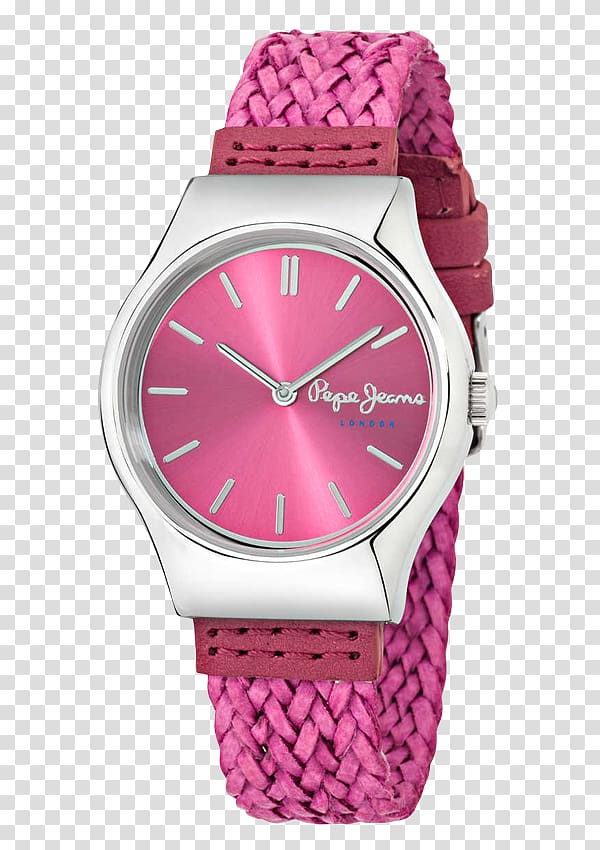 Watch Pepe Jeans Clock Miss Sixty, watch transparent background PNG clipart