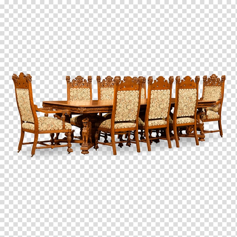 Table Chair Dining room Furniture Matbord, american victorian sofas transparent background PNG clipart
