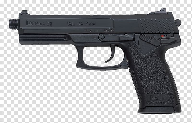 Heckler & Koch Mark 23 .45 ACP Heckler & Koch USP Heckler & Koch HK45, weapon transparent background PNG clipart