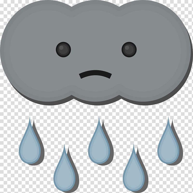 Rain Cloud Sadness , Grey Sun transparent background PNG clipart