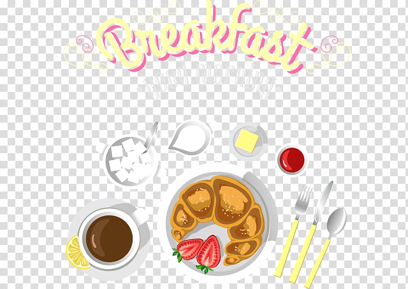 Breakfast Coffee , Creative Breakfast transparent background PNG clipart
