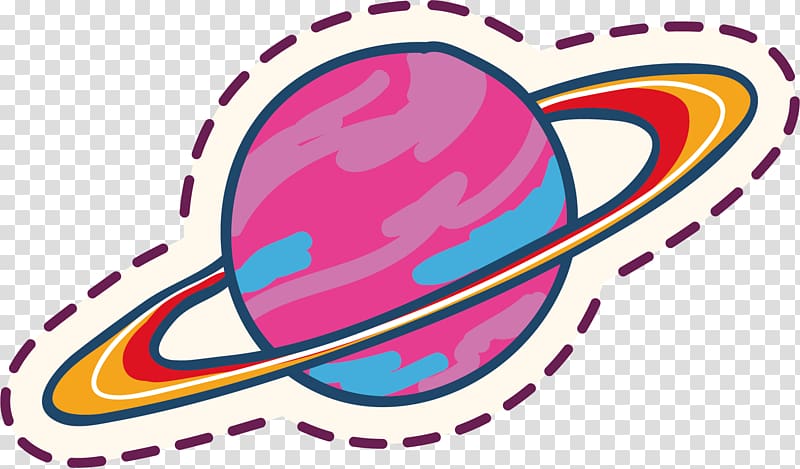 Graphic design, colored planet transparent background PNG clipart