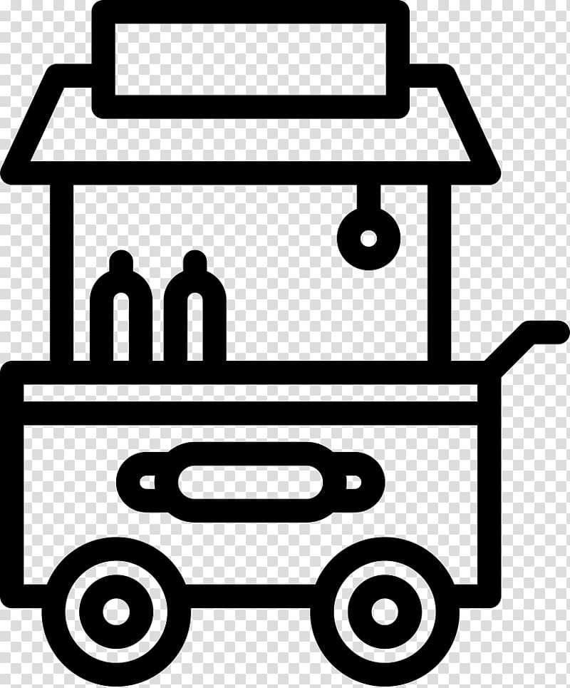 Hot dog cart Hamburger Street food, cart transparent background PNG clipart