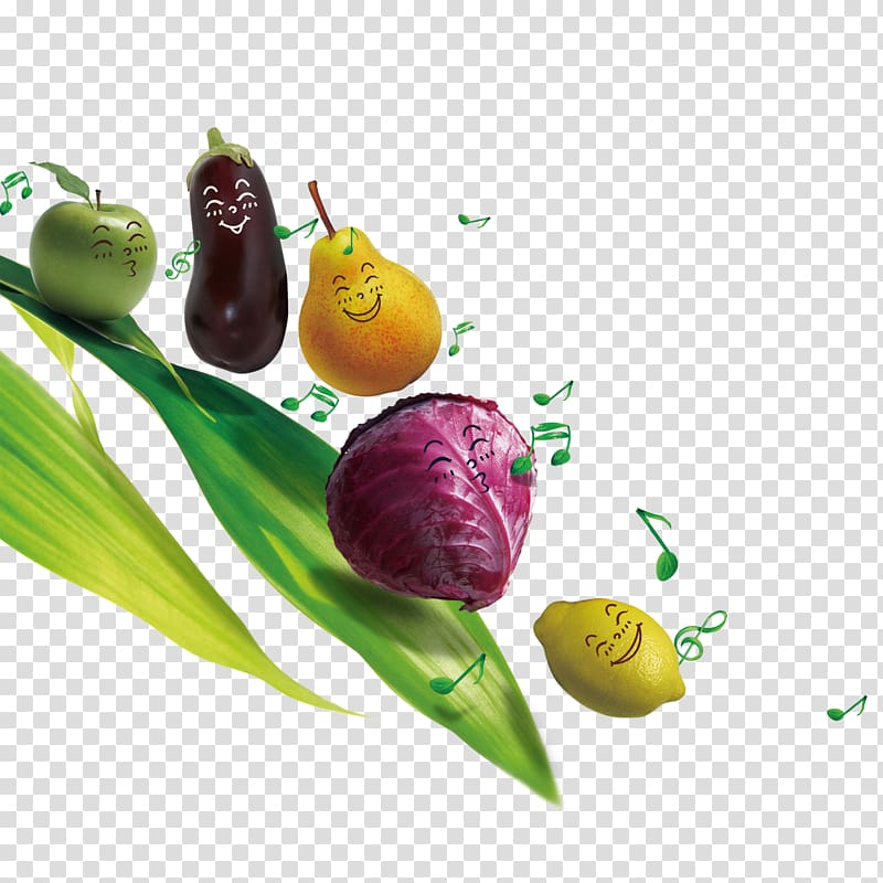 Organic food Vegetable Fruit Apple, All kinds of fruits and vegetables transparent background PNG clipart