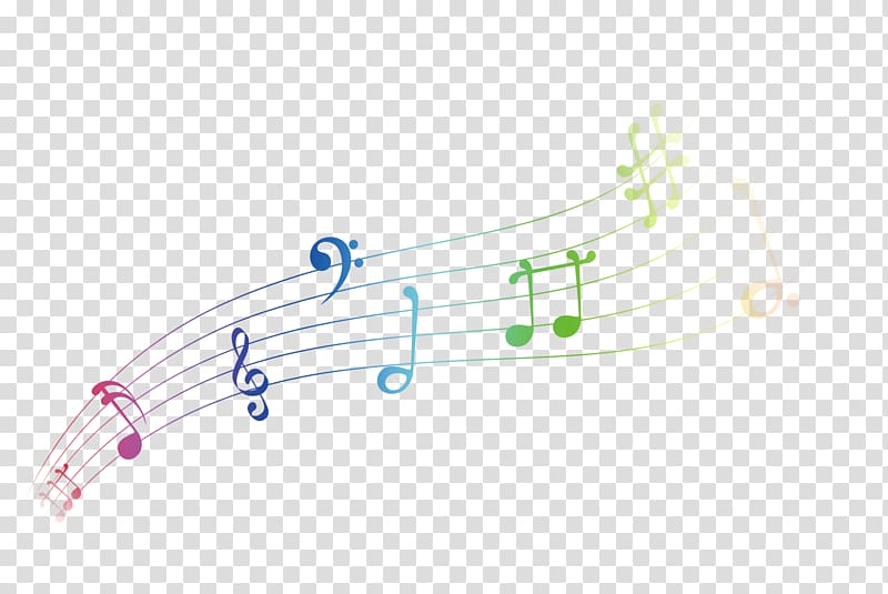 Musical note Graphic design Musical notation, Color musical notes decorative patterns transparent background PNG clipart